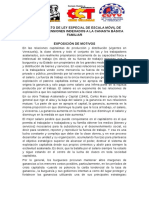 Anteproyecto de Ley Escala Móvil de Salarios y Pensiones Indexados