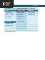 XL JournalSHEET - Accounting System V3.43 - Merchandise - Lite V3