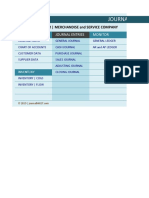 XL JournalSHEET - Accounting System V3.43 - Merchandise - Lite V3