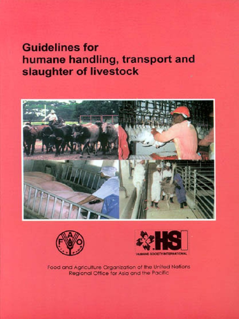 Guidelines For Humane Handling, Transport, and Slaughter of Livestock ...
