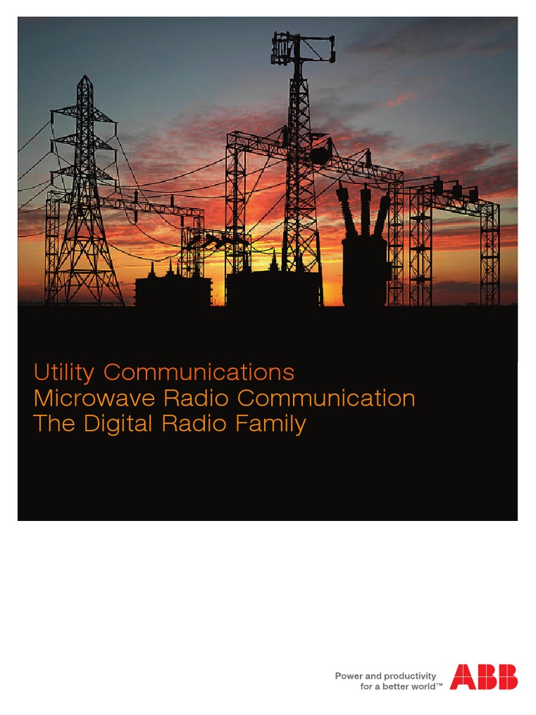 Utility Communications Microwave Radio Communication The Digital Radio