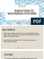 Overview of Multimedia System