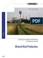 Mineral Wool Production: Continuous Emissions Monitoring and Process Control