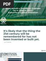 What Would A Petroleum Engineer Do in 2025