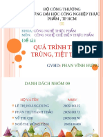 Đề Tài - Quá Trình Thanh Trùng, Tiệt Trùng - 884889