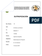 Epistemologia de La Geografía - Eutrofizacion