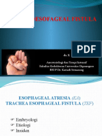 Trakeoesofageal fistula Anestesi (1)