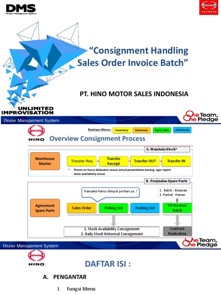 (DMS TRAINING) Consigment Handling 8 Oct 2021 | PDF | Pengelolaan ...