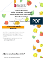 Exposicion, Plan Alimenticio.