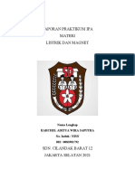 Laporan Praktikum Ipa Benda Magnet