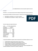 Contabilidad de Costes. Fructosa LAURA XIMENA MUÑOZ CLAROS