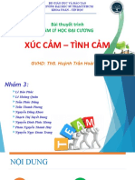 Tâm lý học Xúc cảm tình cảm Nhóm 3