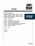 Service Manual For Ford Tractor Series 2000, 3000, 4000, 5000, 7000, 3400, 3500, 3550, 4400, 4500, 5500, 5550 Vol. 2