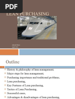 Lean Purchasing: Ahmad Musa April.2011