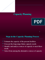 Capacity plannning