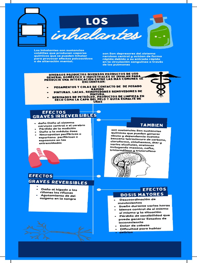 Inhalantes: Graves Irreversibles Efectos | PDF | Neurociencia | Fisiología