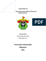 Potensi Demografi Dan Sektor Ekonomi Kemaritiman