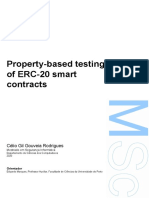 Property-Based Testing of ERC-20 Smart Contracts