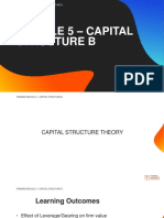 Fina6000 Module 5 - Capital Structure B