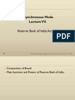 AM-VII Reserve Bank of India Act, 1934