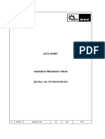 VFD data sheet