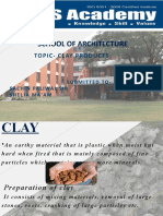 School of Architecture: Topic-Clay Products