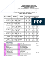 MTs Nailun Najah Final Semester Exam Schedule