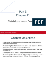 Matrix Inverse and Condition