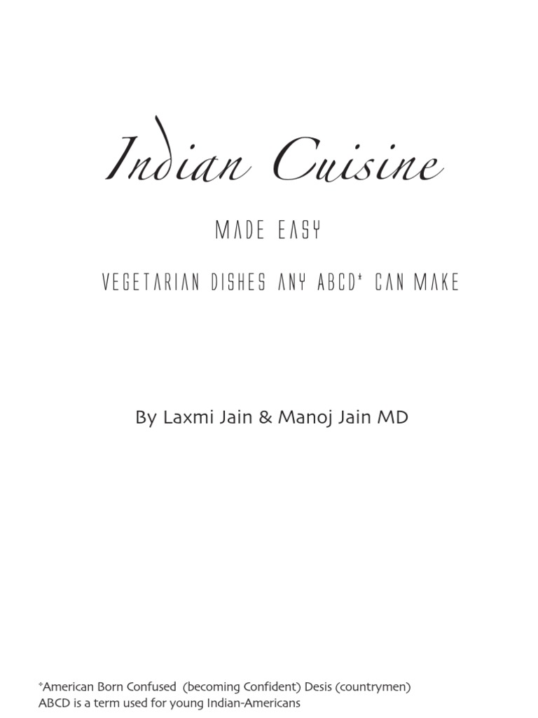 Indian Cusine Made Easy | PDF | Soybean | Curry