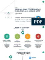 PDPC Online Melalui Google Meet