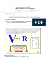 Res1-Ley de Ohm Laboratorio Virtual