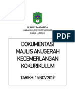 Dokumentasi Majlis Kecemerlangan Kokurikulum