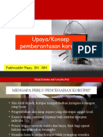 Upaya Pemberantasan Korupsi Secara Preventif dan Investigatif