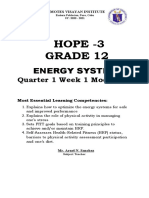 PE and Health 12 Q1 Week 1