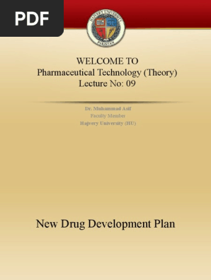 9- New Drug Development Plan