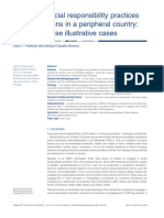 Corporate Social Responsibility Practices and Motivations in A Peripheral Country: Two Portuguese Illustrative Cases