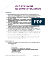 Exam Regs 9 Board of Examiners