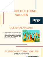 Filipino Cultural Values