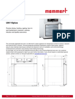 Memmert - Ovens - UN110plus - Data Sheet