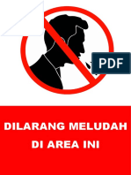 Dilarang Meludah