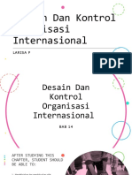 Desain Dan Kontrol Organisasi Internasional