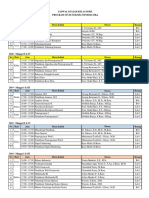 Jadwal Sore