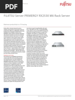 FUJITSU Server PRIMERGY RX2530 M6 Rack Server: Data Sheet