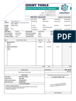 Export Invoice: GSTIN: 24HDE7487RE5RT4