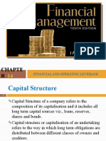 Chapte R: Financial and Operating Leverage