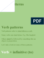 Verb Patterns Word Skills 8e