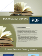 Ppt Penanganan Gunung Meletus