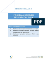 KB 3 Edit - PENGUJIAN DOKUMEN PERSYARATAN PHLN E-Learning