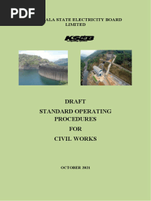 Draft SOP For Civil Works