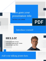 Here Goes Your Presentation Title